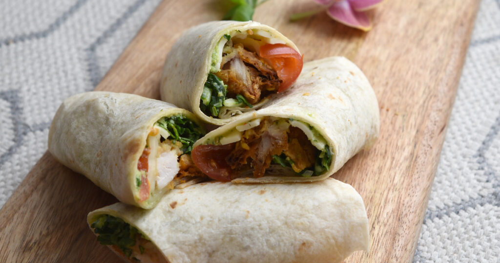 crunchy wild turkey wrap